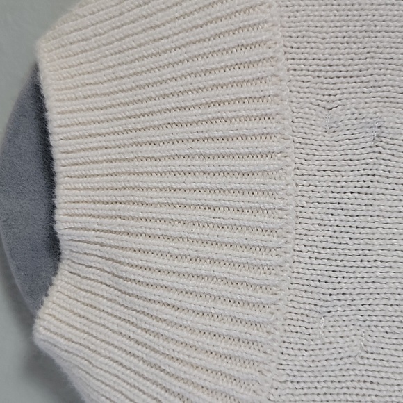 LOFT shoulder button striped sweater - Picture 6 of 11